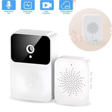 Imagem de Campainha Inteligente Com Câmera Wifi Sem Fio Interfone