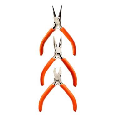 Imagem de Jogo De Mini Alicates Artesanato Eletro Bijuteria 3 Peças - FREED