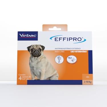 Imagem de Virbac Effipro Antipulgas e Carrapatos para Cães de 2 kg a 10 kg com 4 Pipetas