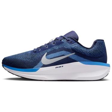 Imagem de Nike Tênis masculino AIR WINFLO 11 com cadarço, Meia-noite azul marinho/branco-estrela azul DK OBSIDIA, 49.5 EU
