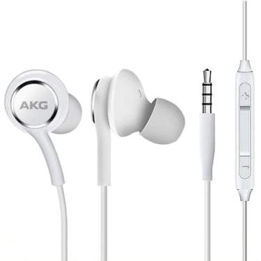 Imagem de Fone de ouvido estéreo OEM incrível para Samsung Galaxy A32 5G branco - com microfone (versão dos EUA )