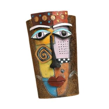 Imagem de WeiLaiKeQi Cultura abstrato de plantador de maconha decoração de decoração multiuso ornamento de resina decorativa para decoração de mesa de escritório, Size L