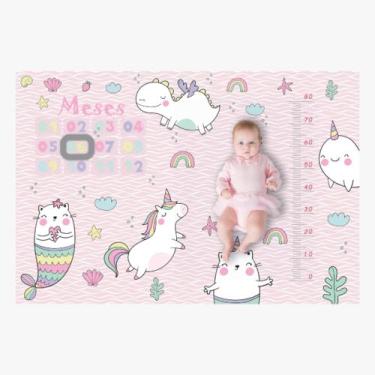 Imagem de Cenario Tapete Mesversário Para Bebe Menino E Menina - Miguel Baby, Cu