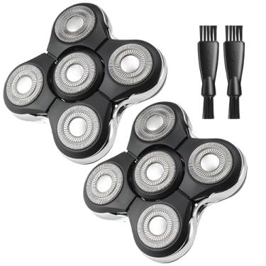 Imagem de Cabeça de substituição Balder Pro compatível com barbeador Remington Balder Pro XR7000, pacote com 2, 2 escovas de limpeza