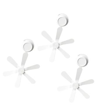 Imagem de IEUDNS 3pcs ar -condicionado defletor Anti Wind Baffle Windshield Sturdy com o acessório da Copa da Copa do aéra, Branco