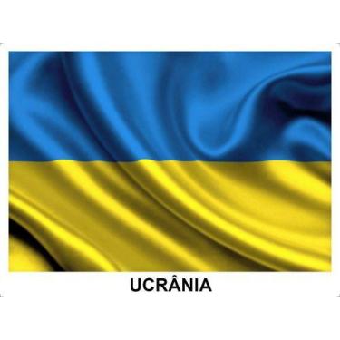 Imagem de Bandeira Ucrania 1,50x0,90mt Poliéster Importado Envio 24hs - WCAN