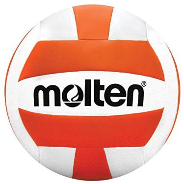 Imagem de Bola de vôlei recreativa Molten, Orange/White, Official size and weight