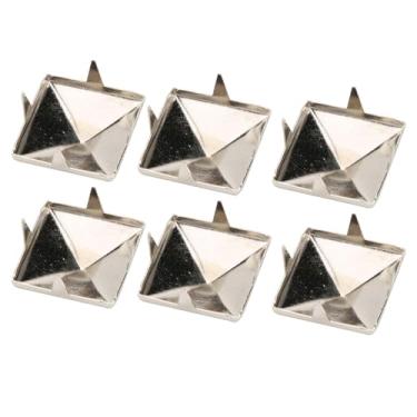 Imagem de Pirâmide Quadrática Punk -4 Garra Metal Stollen, Aluguel de Decoração Ideal para o Comércio de Couro, Roupas e Acessórios (10mm)