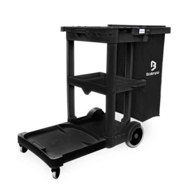 Imagem de Carrinho limpeza multifuncional america black bralimpia