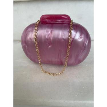 Imagem de Bolsa clutch oval festa - mdb - 2487 - Kairos, Purple
