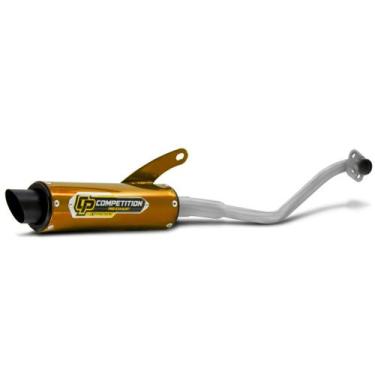 Imagem de Escapamento Competition Pro Tork Curva Cromada Moto Honda Pop 110 2016