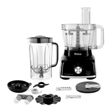 Imagem de Multiprocessador De Alimentos Philco Pmp1600p 9 Em 1 1700w Preto 127v