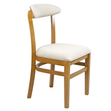 Imagem de Cadeira Em Madeira Maciça Eucalipto Rosa Estofada Duravel