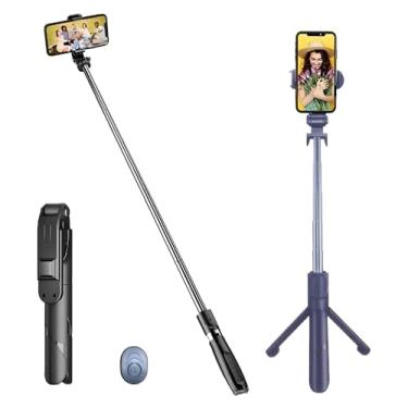 Imagem de Bastão Pau de Selfie Retrátil Bluetooth suporte tripé para celular