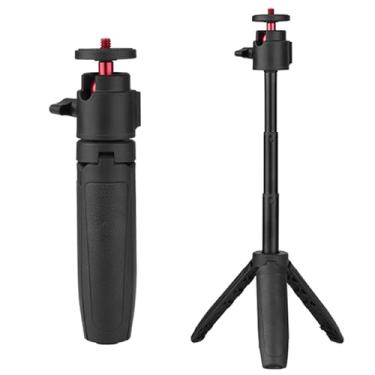 Imagem de HUAYUWA Vara de selfie ajustável com haste de extensão para Insta360 X5/X4/X3/X2/GO3, tripé de extensão de suspensão compatível com DJI Action5/Action4/Pocket3 Suporte de suporte de ação (30,5 cm)