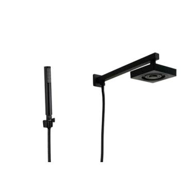 Imagem de Ducha AutoLimpante ABS Black Fosco com Ducha Manual Bastão