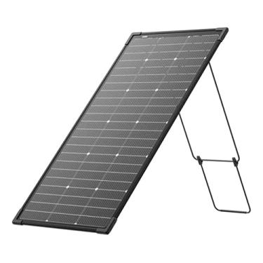 Imagem de EF ECOFLOW Painel Solar Portátil Bifacial 125 W, Modular Rígido Bifacial de 500 W, Eficiência de Até 25%, à Prova D'água IP68, Suporte Ajustável e Ângulo Solar