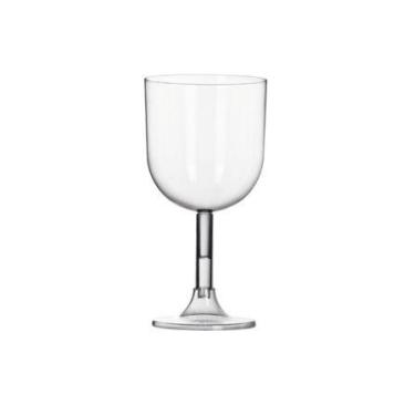 Imagem de Taça vinho acrílico cristal 260ml c/4un - strawplast