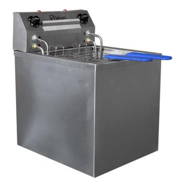 Imagem de Fritadeira Elétrica de Mesa Sebem 15 Litros 8000W 2 Cestos 220V SFM15-10000