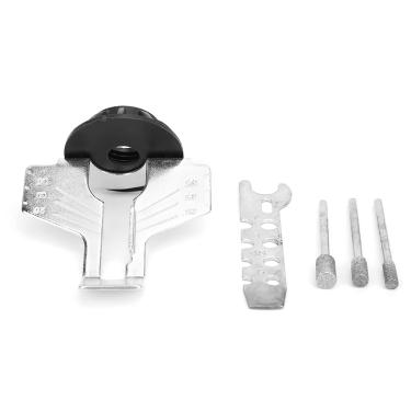 Imagem de Afiador de Aço D6, Acessório de Ferramenta de Polimento de Motosserra, Afiador, Latas Redondas de Alumínio 10ml