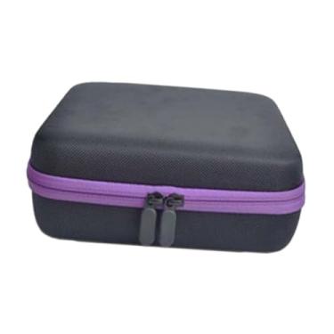 Imagem de FytStycale Caixa de dados, bolsa para dados, jogo de RPG, alça portátil, comporta 70 dados poliédricos com bandeja removível com fendas e caixa de armazenamento, Roxo
