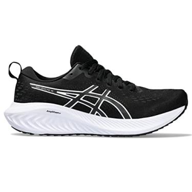 Imagem de ASICS T nis de corrida feminino Gel-Excite 10, Preto/branco, 11 Wide
