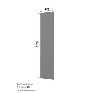 Imagem de Lateral Henn 490mm - Cinza