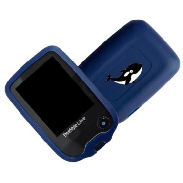 Imagem de SNK Capa de silicone Designed-Orca para Freestyle Libre 3 Freestyle Libre 2 (Dblue)