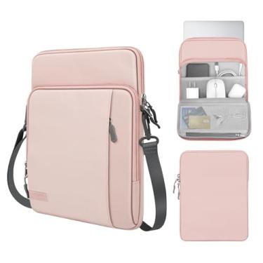 Imagem de MoKo Bolsa de manga para laptop de 13,3 polegadas, bolsa de transporte portátil com bolsos para MacBook Air Retina 13.3 2018, MacBook Air 13.3 2019/2020, MacBook Pro 13.3 2020, iPad