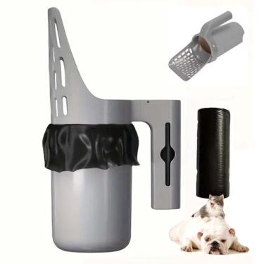 Imagem de Coletor de Fezes Coco Gato Pet Cao Cachorro Pa Higienica Saquinho Anim