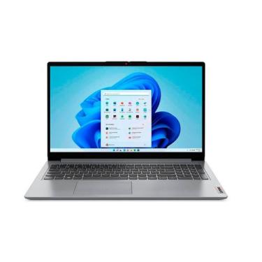Imagem de Notebook Lenovo Ideapad 1, Intel Core i3-1215U, Tela 15.6" HD, 4GB, SS