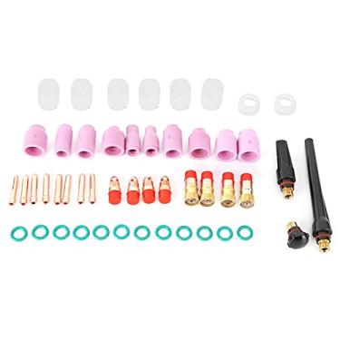 Imagem de Fafeicy 49pcs Tig Kit de Tocha de Tocha de Coletas de Cerâmica Xícaras de Cerâmica para WP17 18 26