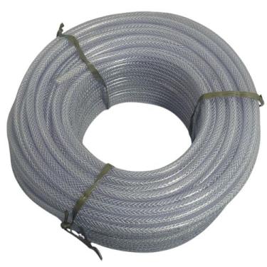 Imagem de 25 Metros de Mangueira Atóxica Trançada PT250 PVC 1/4 de Polegada Chop