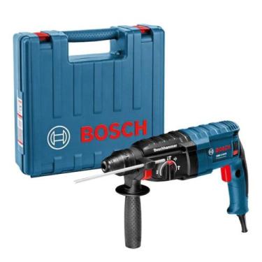 Imagem de Martelete Perfurador Bosch GBH 2-24D 820W Com Maleta 127V, Azul, 110V