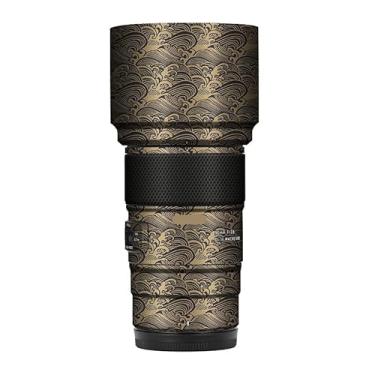 Imagem de Adesivo protetor de câmera de película de vinil para lente para Tamron 90 mm F2.8 adequado para Nikon Z Mount Protector Coat Accessories 90 2.8 (Wave Gold)