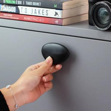 Imagem de Puxador Seixo G Preto Zen Design