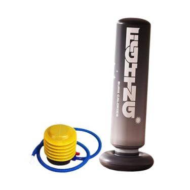 Imagem de KiBcsLic Saco de pancadas para crianças Sacos de areia Infláveis Bopper Saco de pancadas inflável para crianças, Gark Gray, 1.5 Milhão