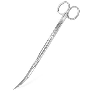 Imagem de VORESTIC Aquarium Scissors 25 cm for Live Aquarium Plants Freshwater – Stainless Steel Fish Tank Accessories – Aquascape, Terrarium Plants, Aquascaping Tools