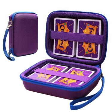 Imagem de Estojo de cartão LTGEM Travel para cartões de jogo, roxo - L LTGEM