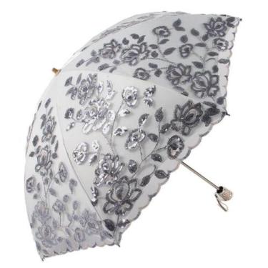 Imagem de Guarda-sol UV Honeystore Vintage Lace A1902-Grey