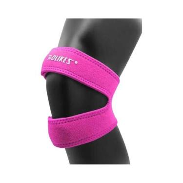 Imagem de Bandagem Elástica De Suporte Para Joelho Com Pressão Para Basquete, Tê