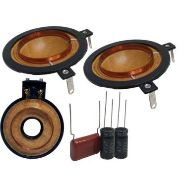 Imagem de 2x Reparo Driver HDI320 e 1 Reparo Tweeter HI320 c Capacitor - NTV SOM