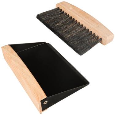 Imagem de Conjunto de pás e escovas Nokiils Small Wooden Crumb Sweeper