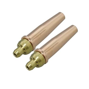 Imagem de RIVERWELD Ponta de corte de gás natural de propano GPN tamanho 3 e GPN-3 para maçarico cortador de oxigênio e oxicombustível estilo Victor feito de cobre PK2
