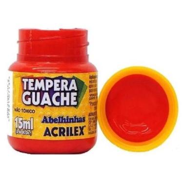 Imagem de Tinta Guache 15ml Vermelho Fogo Acrilex