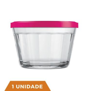 Imagem de 1 Pote Americano Vidro Tampa Colorida Alimento 1Litro Nadir - NADIR FI