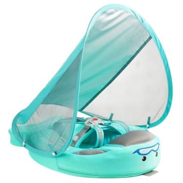 Imagem de Bóia de natação HECCEI Mambobaby com dossel para bebês de 3 a 24 meses