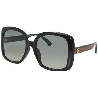 Imagem de Gucci Óculos De Sol Feminino Gg 0714 Sa- 001 Preto/Cinza Verde