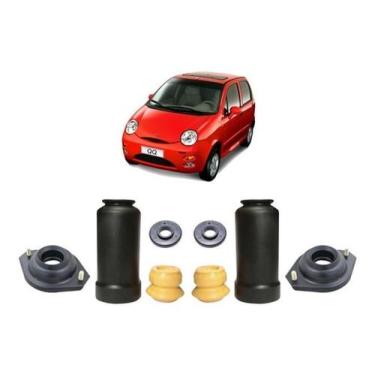 Imagem de Kit Batente Amort Chery Qq 2011 2012 2013 2014 2015 16 17 - Qualykits