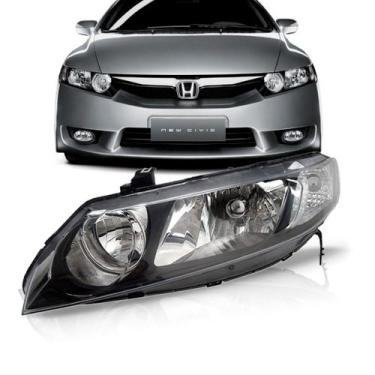 Imagem de Farol New Honda Civic 2006 A 2011 - TYC, Esquerdo